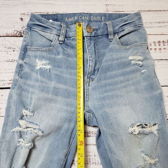American Eagle Curvy High Rise Jeggings The Dream Jean Women’s - Picture 9 of 12